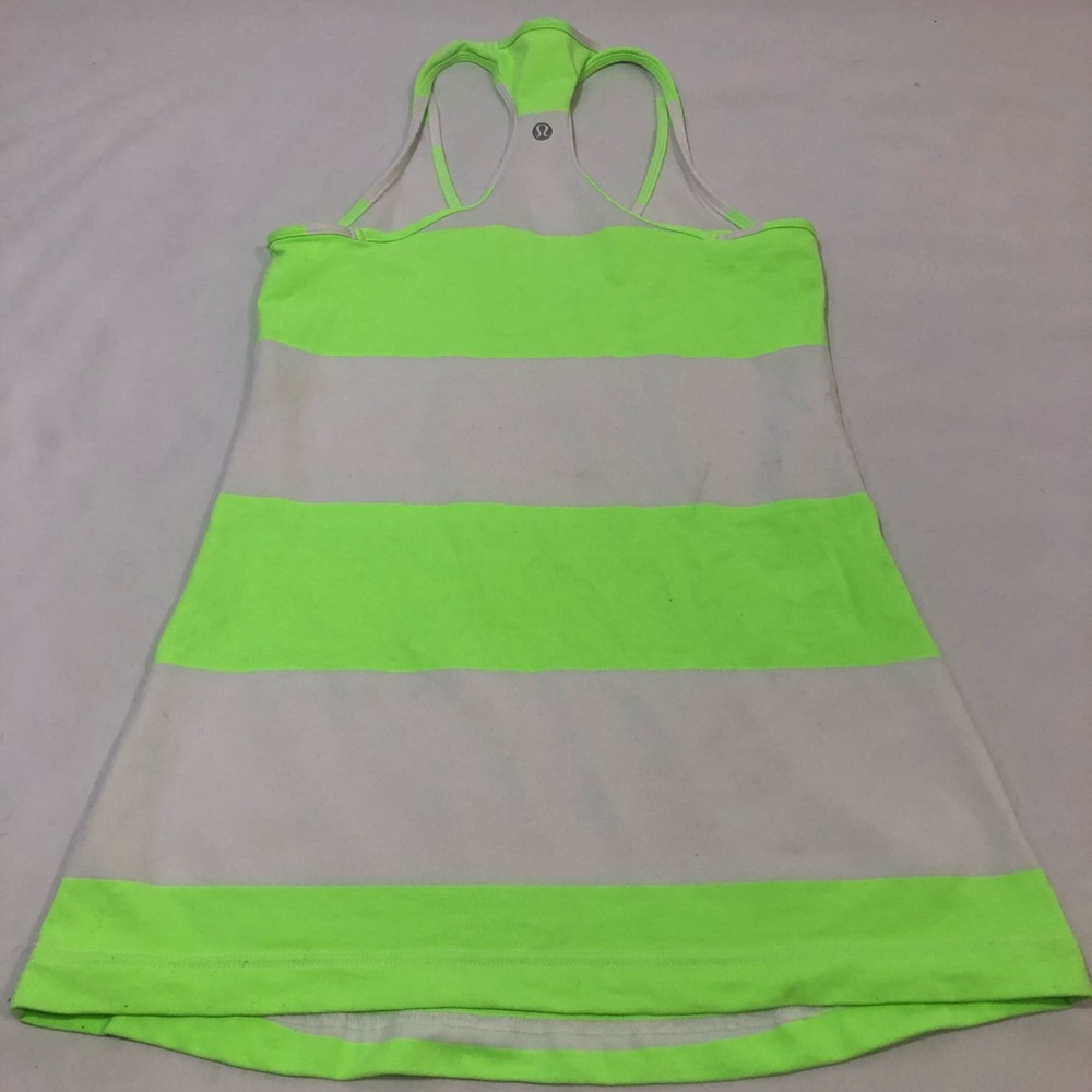 Women’s Lululemon white highlight summer tank top
